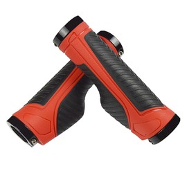 JPFASHIONING Ergonomic Lockable Bicycle Handlebar Grips Widen Holding Surface Double Cycle Bicycle Mountain Bike BMX Folding