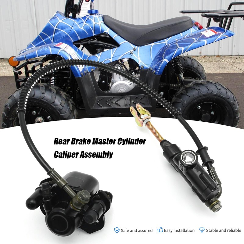 ZUDKSUY 1 PC Rear Brake Master Cylinder Caliper Assembly Replacement