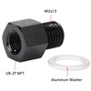 Podavelle M12x1.5 Male Metric to 1/8 NPT Female Oil Pressure