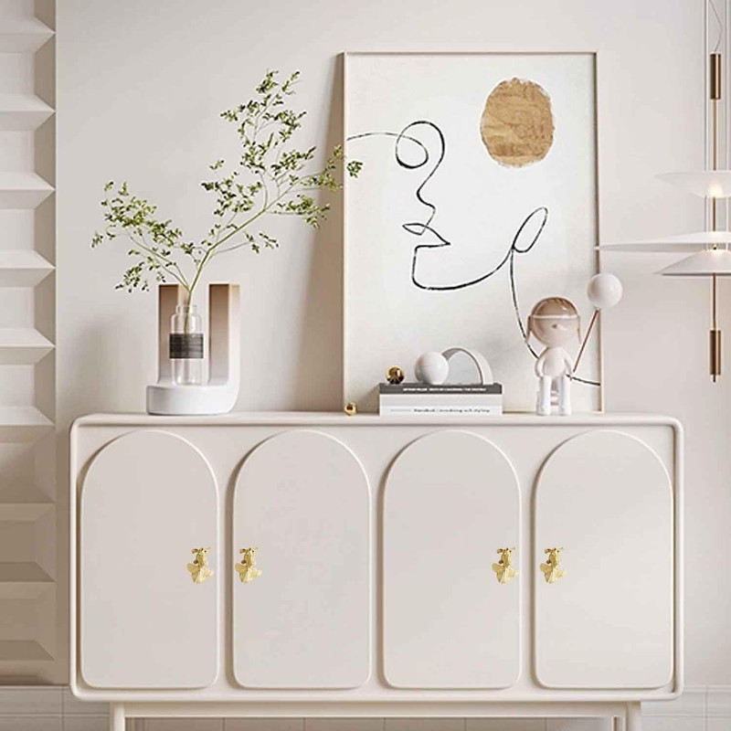 JSBWSFA 2 Pcs Goldfish Cabinet Knobs，Animal knobs Cabinets and Drawers