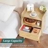 Yoobure Night Stand with Fabric Drawer, Modern Nightstand, Bedside Tables,