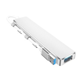 OSALADI 1pc Portable USB Hub Port USB Splitter Type Power Supply Lightweight Data Hub for Fast Charging and Stable Signal Transmission for Laptops and Desktops