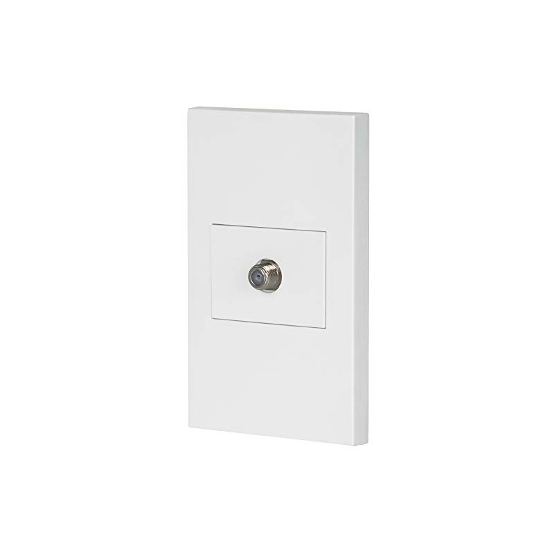 Volteck PA-TV-EB, Placa armada 1 toma de TV 1.5 módulo
