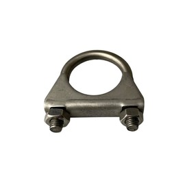 Boltza® Stainless Steel 102mm Universal Saddle Style U Bolt Clamp, Exhaust Heavy Duty Clamp with Nuts x1