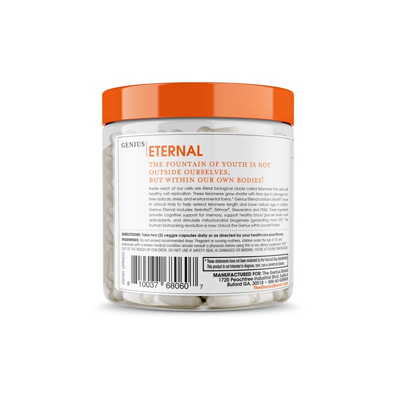 Genius Eternal, Anti-Aging Supplement