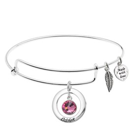 Qina C - Sterling Silver 925 Sterling Silver Rhinestone, Stone, Rhinestone