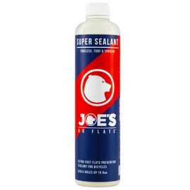 JOE'S NO FLATS Super Sealant - Gravel and MTB Bike Tires - Ultra-Fast Sealing for Tubeless and Inner Tubes | for Holes up to 0.25 Inches | Ready to Use Effective Puncture Seal, 500ml