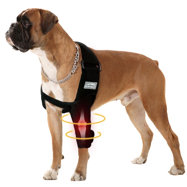 Furtent Dog Elbow Protector for Pet Elbow Dysplasia, Shoulder Dislocation