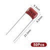 50pcs CBB Metallized Polyester Film Capacitors 102(1nf) 630V