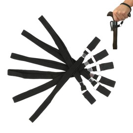 SquEqu 4 Pack Walking Cane Strap Replacement Elastic Attached Anti-Slip from Handle Wrist Straps Band for Foldable Walking Stick Canes Trekking Pole Men Women Senior