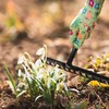 KADAX Garden Rake without Handle, Metal Garden Rake, Lawn Rake