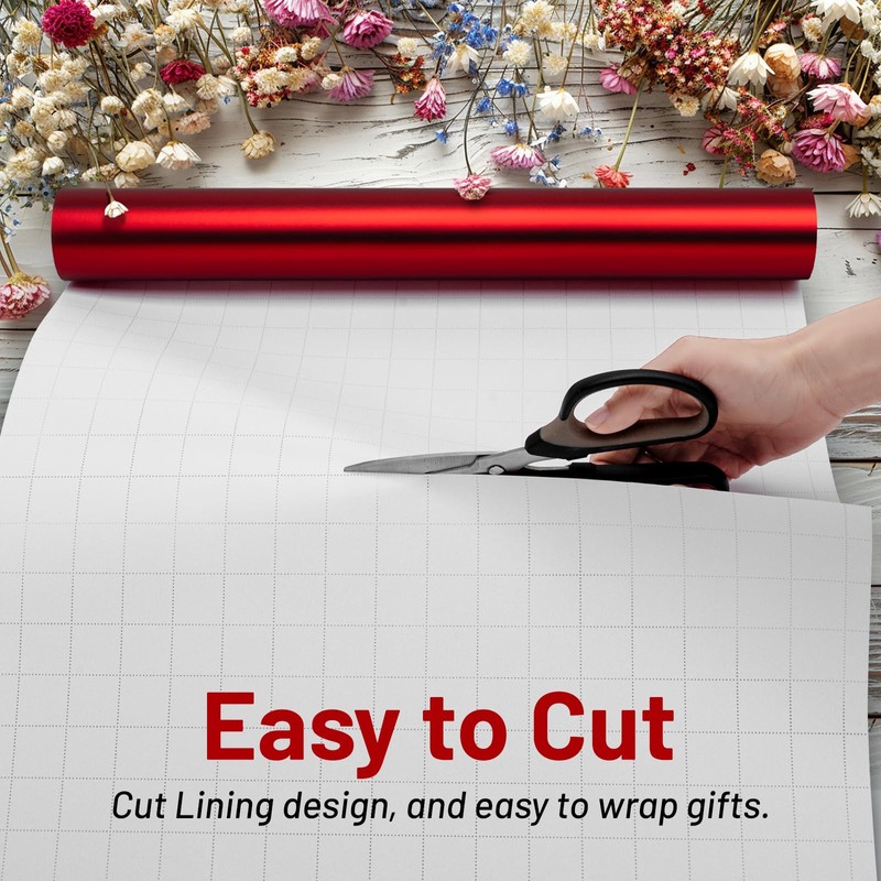 RJVW Gift Wrapping Paper, Gift Wrapping Paper Rolls, Holiday Solid