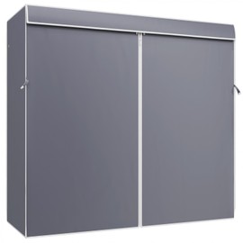 VIPEK Cover ONLY Fit for V5/ V10 Medium/ S3/ V6E/ V3C/ V5L/ V10i Medium/ S3i/ V5L i1 Garment Rack, Dustproof Oxford Fabric Clothing Rack Cover with Zipper, 70.1" L X 17.3" W X 74.8" H, Grey