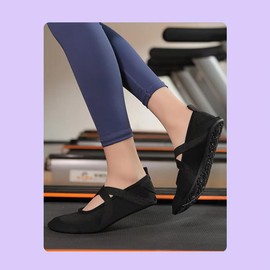 Untssiw Women's Foldable Portable Flats Travel Ballet Flat Roll Up Slipper ShoesParty Bridesmaids Guests Wedding Yoga Sporty Minimalist Motion Comfort Fit Shoes Black S