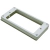 Pair of humbucker pickup surround rings for curved top guitar