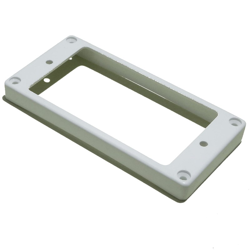 Pair of humbucker pickup surround rings for curved top guitar