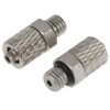 20Pcs M5 4mm Mini Pneumatic Push Air Fitting Straight Male