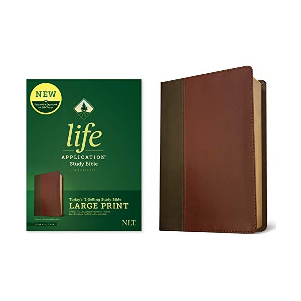NLT Life Application Study Bible, Third Edition, Large Print (Red