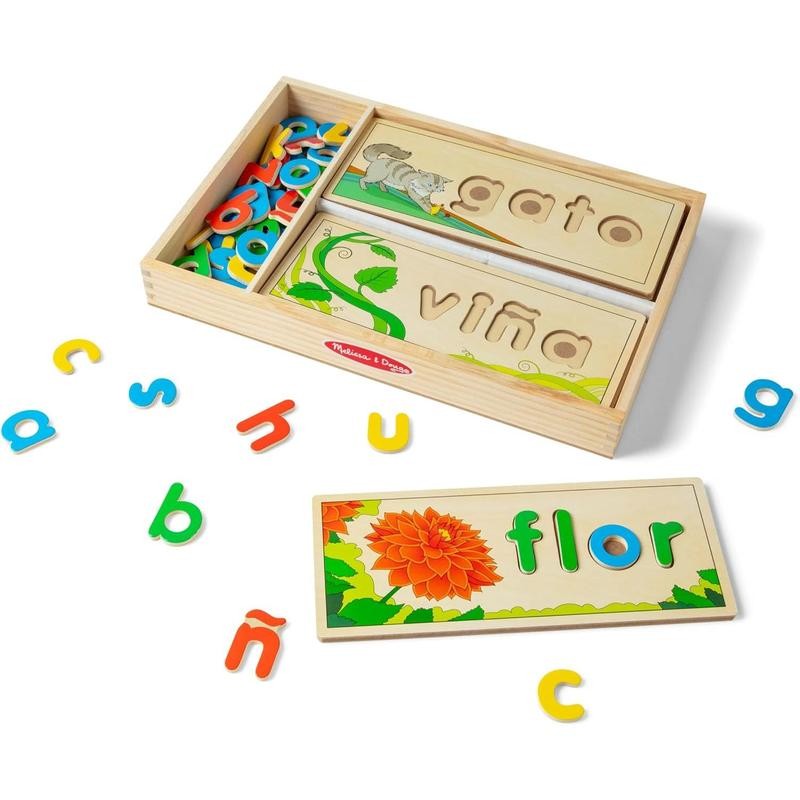 Melissa & Doug Spanish See & Spell Educational Language Learning