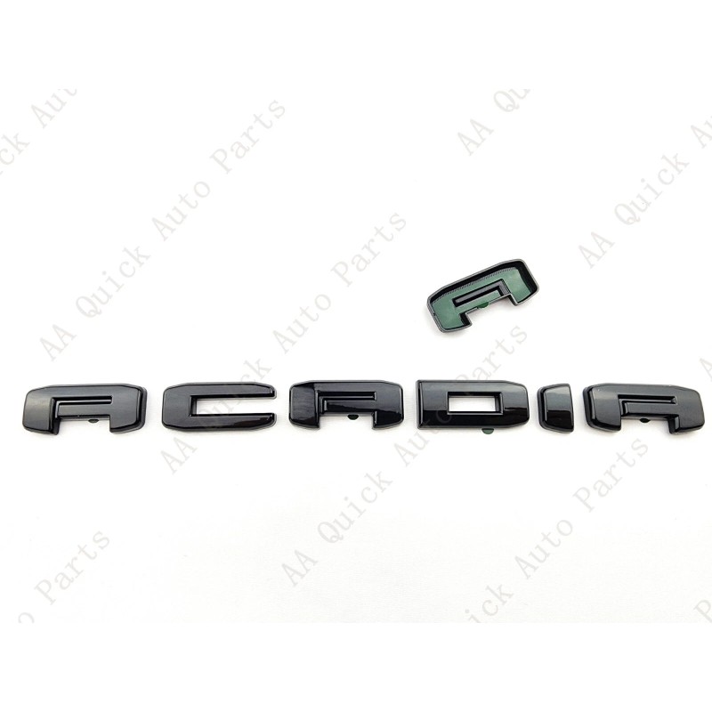 GMC 5PC Gloss Black Door Rear Tailgate Acadia SLE OVERLAY