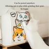 Bigpomelos Multifunctional Cat Scratching Mat & Sleeping Blanket - 2-in-1
