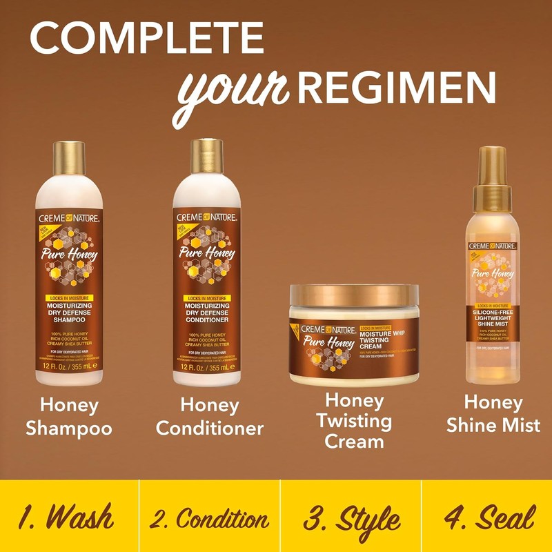 Crema para peinar Creme of Nature Pure Honey Twisting Cream