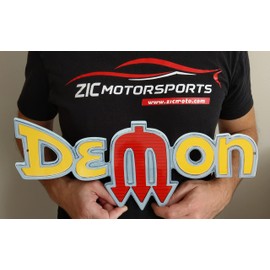 1972 Dodge Demon Logo Steel Sign (Small - 18" X 7")