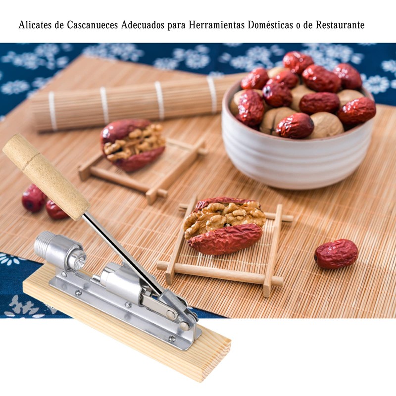 Herramienta para Romper Nueces, Cascanueces Mecánico para Todas, Alicates de