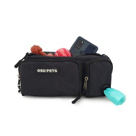 ALTYALTA Ez Dog Treat Pouch for Training Fanny Pack, Easily for Walking with Dog, Built in Poop Bag Dispenser, Hands Free Waist Belt, Inner Mesh Pocket, Travel, Running, Walking, Hiking