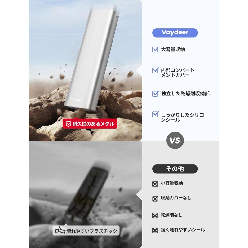 Pill Organizer Silver S