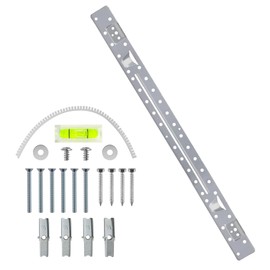 W11025649 AP6245752 Microwave Mounting Plate with Hardware Screws Kit Replacement for Whirlpool Kitchen-Aid Amana Maytag Microwave Mounting Bracket Replaces 4545957 PS12074431 (Includes Column Level)
