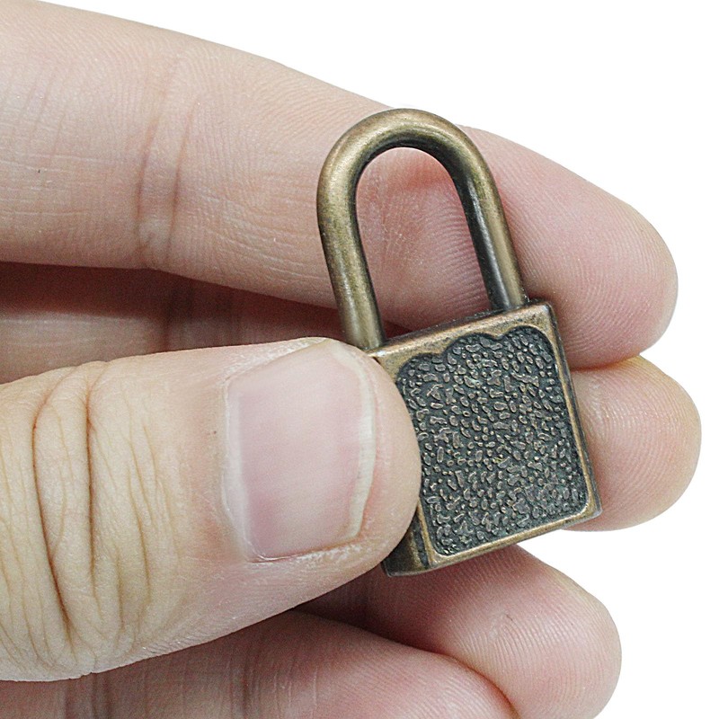 Litoexpe 10 Pcs Mini Cute Diary Padlock Tiny Small Luggage