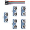 Hailege 5pcs HC-SR04 Ultrasonic Distance Sensor Ultrasonic Sensor