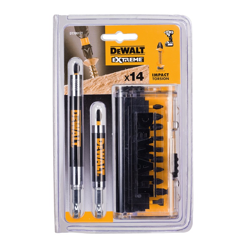 DEWALT Impact Torsion Screwdriving Set, 14 Piece, DT70512T-QZ