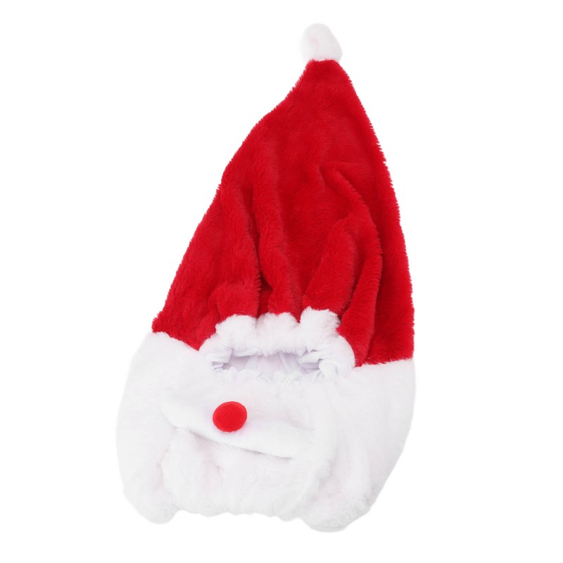 Christmas Helmet Cover Plush Scratch Proof Motorcycle Helmet Hat for