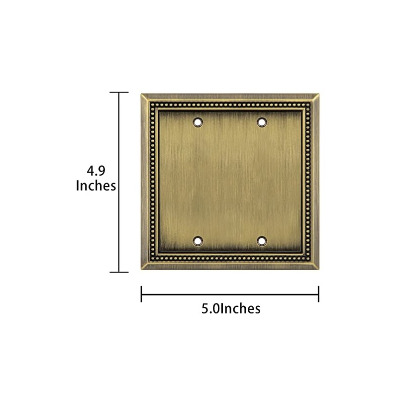 Henne Bery Sunken Pearls Heavy Duty Decorative Wall Plate Switch