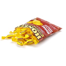 Honees Honey Filled Cough Drops - 20-Piece Pack of 12 Menthol-Free Lozenges | Temporary Relief from Cough | Soothes Sore Throat | All Natural