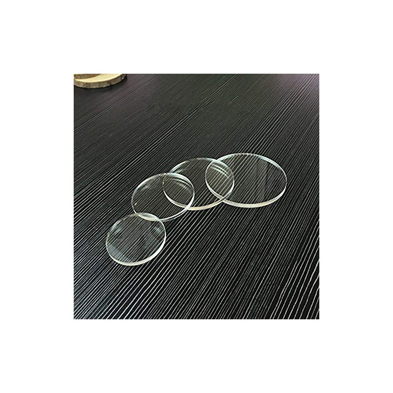 MEYA Set of 20pcs Clear Acrylic Discs, Plexiglass Laser Cut