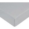 Linen Home Silver Single Fitted Sheet Deep fit 12''/30cm Microfibre