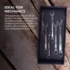 6-Piece Combination Spanner Set, Polished Finish, Superior Grip for Home
