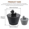 Bathtub Stopper, 2Pcs Silicone Tub Drain Plug with Cute Duck