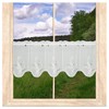 Sancia Modern Net Curtain with Plauener Lace Embroidery White /