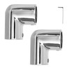 ODYSUNRAL Heavy Duty Boat Handrail Fitting, 2-Way 90 Degree Elbow