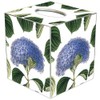 Marye-Kelley Hydrangea Floral Home Decoor Handmade Paper Mache Tissue Box