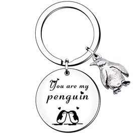 HULALA You Are My Penguin Keyring Couple Lover Valentines Gifts For Her Him Men Women Boyfriend Girlfriend Husband Wife Birthday Anniversary Wedding
