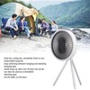 Tripod Desk Fan with Light USB Rechargeable Battery Operated 3