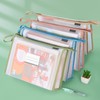 4 Pack A4 Plastic File Folder Poly Envelopes Expanding File