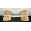 Hobby Lobby NEW - Rolling Wooden Giraffe Decor | WHITE