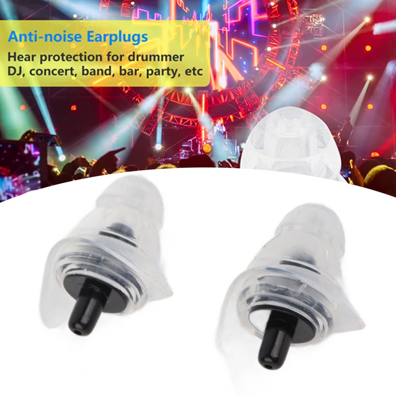 High Fidelity 27dB Noise Reduction Earplugs Concert Drummer Party Hearing