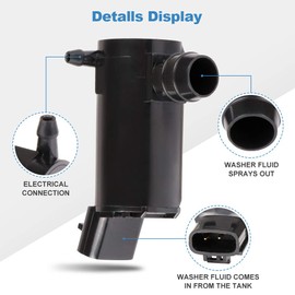 85330-50030 - Bomba de limpiaparabrisas delantera y trasera para Toyota Echo 2000-2005 2003 para Toyota Corolla 1997-2006 para Toyota Camry 2000-2007 para Lexus LX470 85310-20190 5333330 -10280